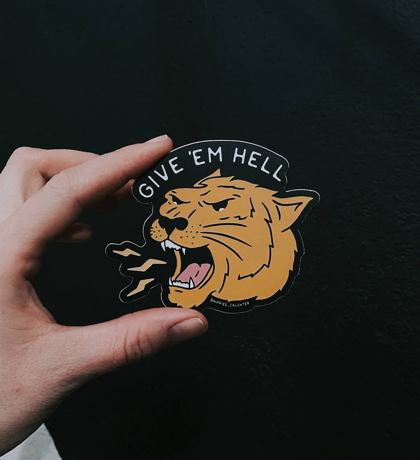 Give ‘em Hell Sticker