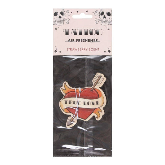 Retro Tattoo True Love Heart Strawberry Air Freshener