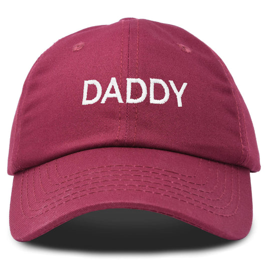 Maroon Daddy Baseball Hat