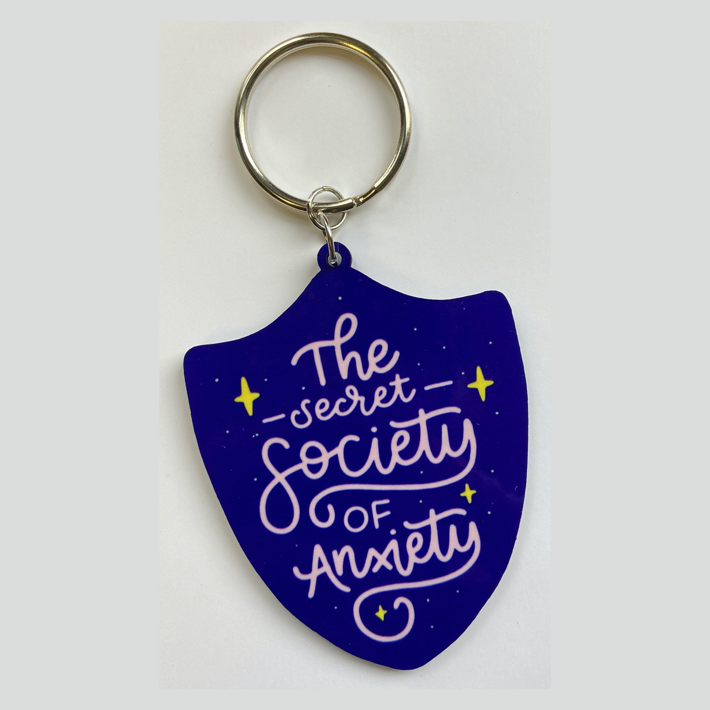 The Secret Society of Anxiety Keychain