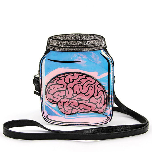 Brain in a Jar Crossbody Bag