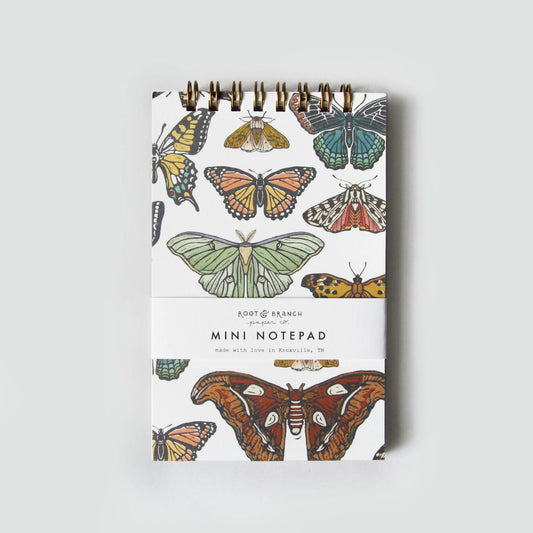 Butterfly + Moth Collection Mini Spiral Notepad