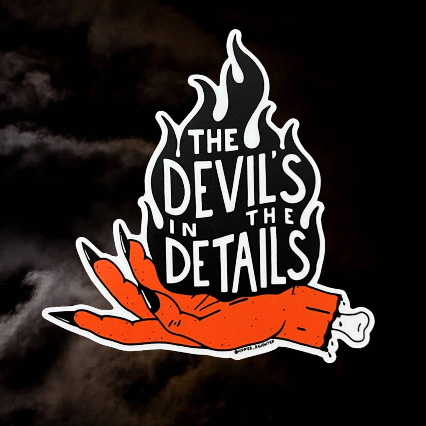 Devil’s In The Details Sticker