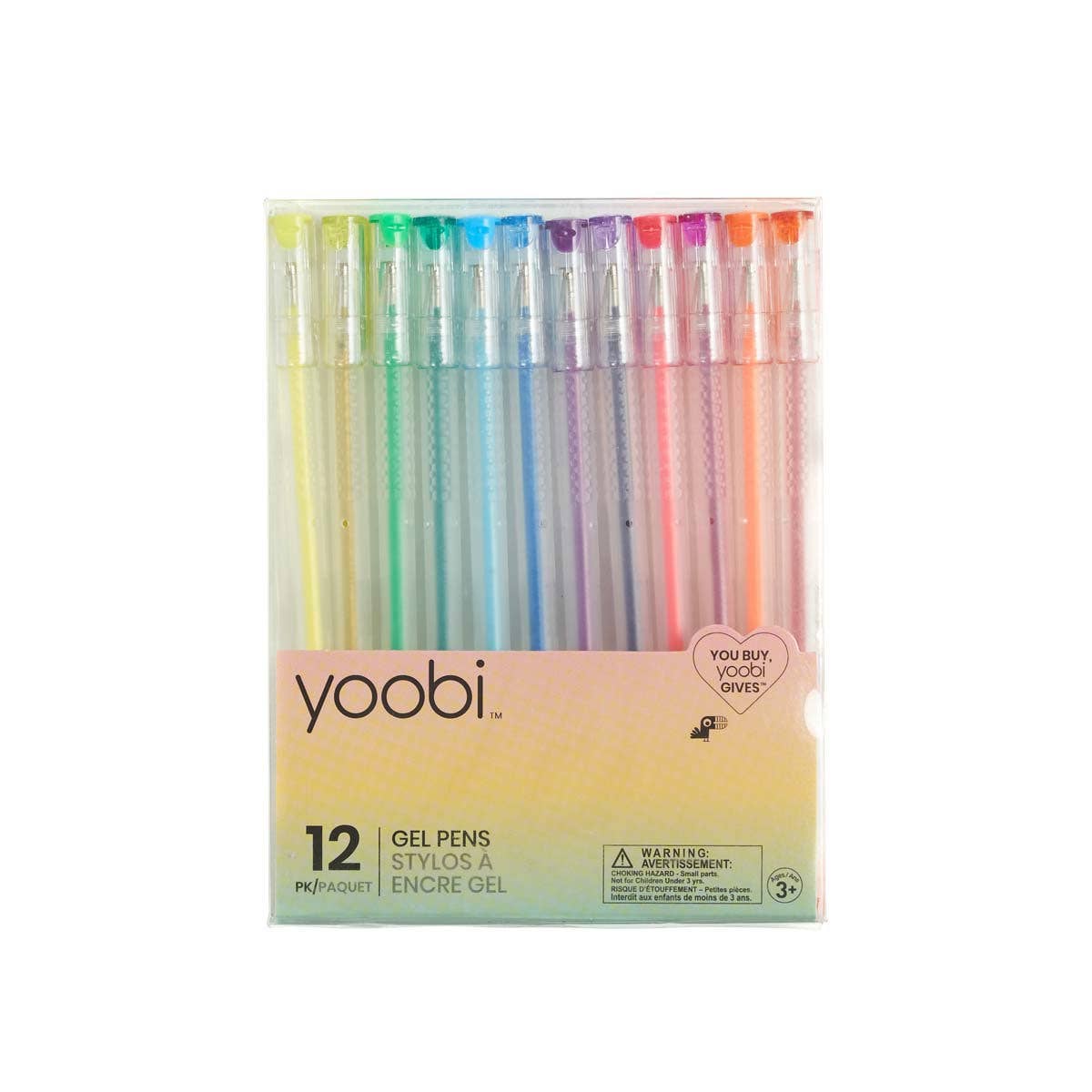 Yoobi Gel Pen 12pk Standard Multicolor