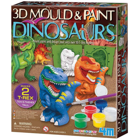 3D Mould & Paint Dinosaurs