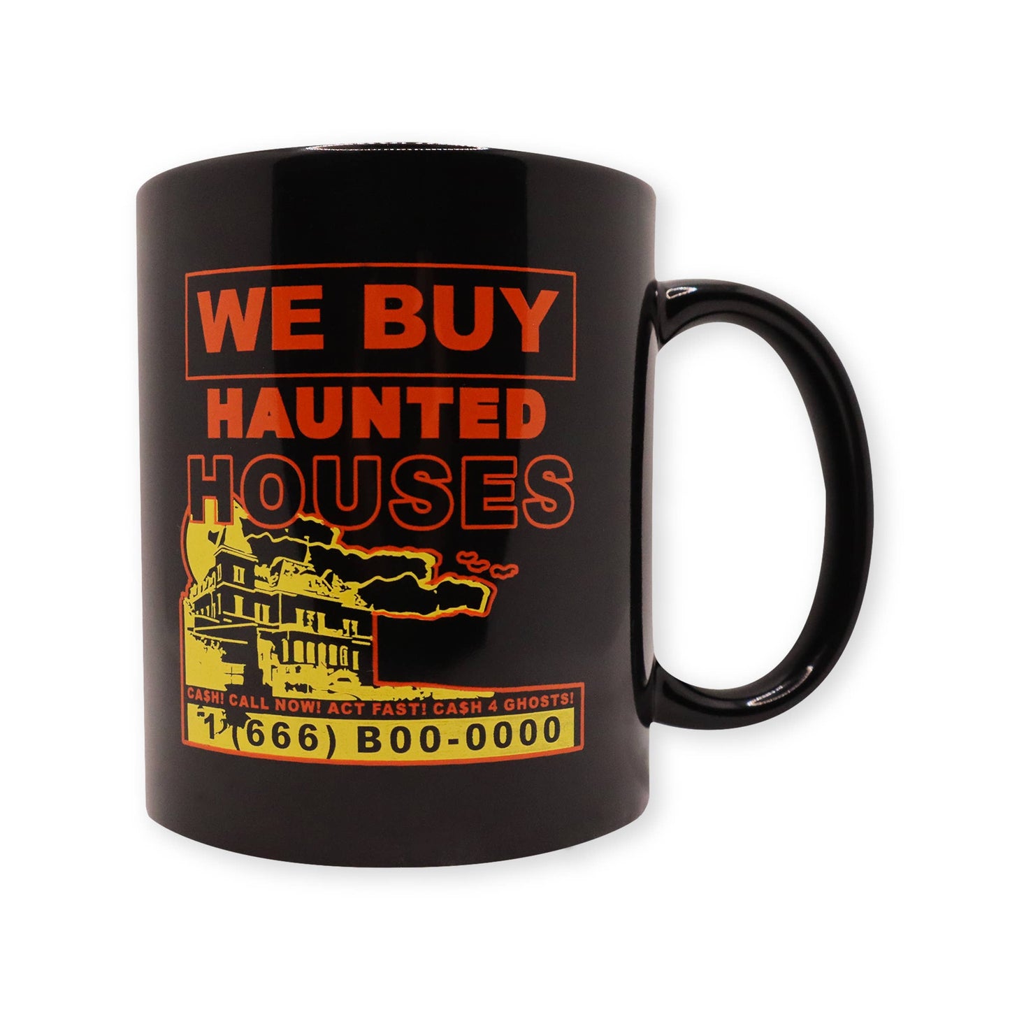 We Buy Haunted House Coffee Mug