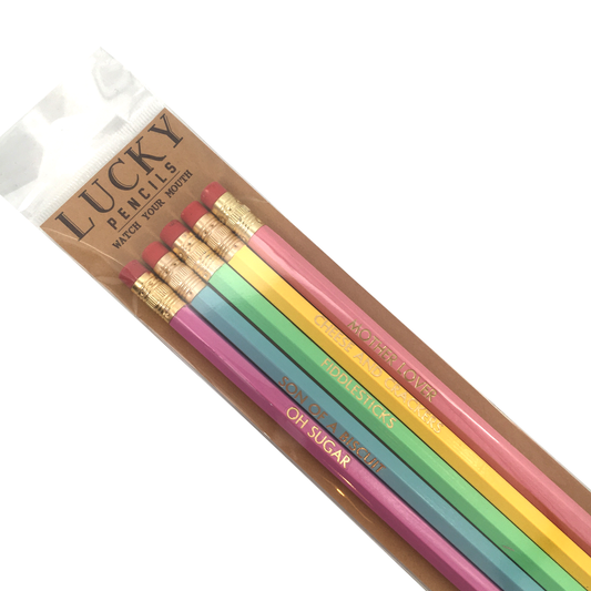 Watch Your Mouth Pencils, Set of 5