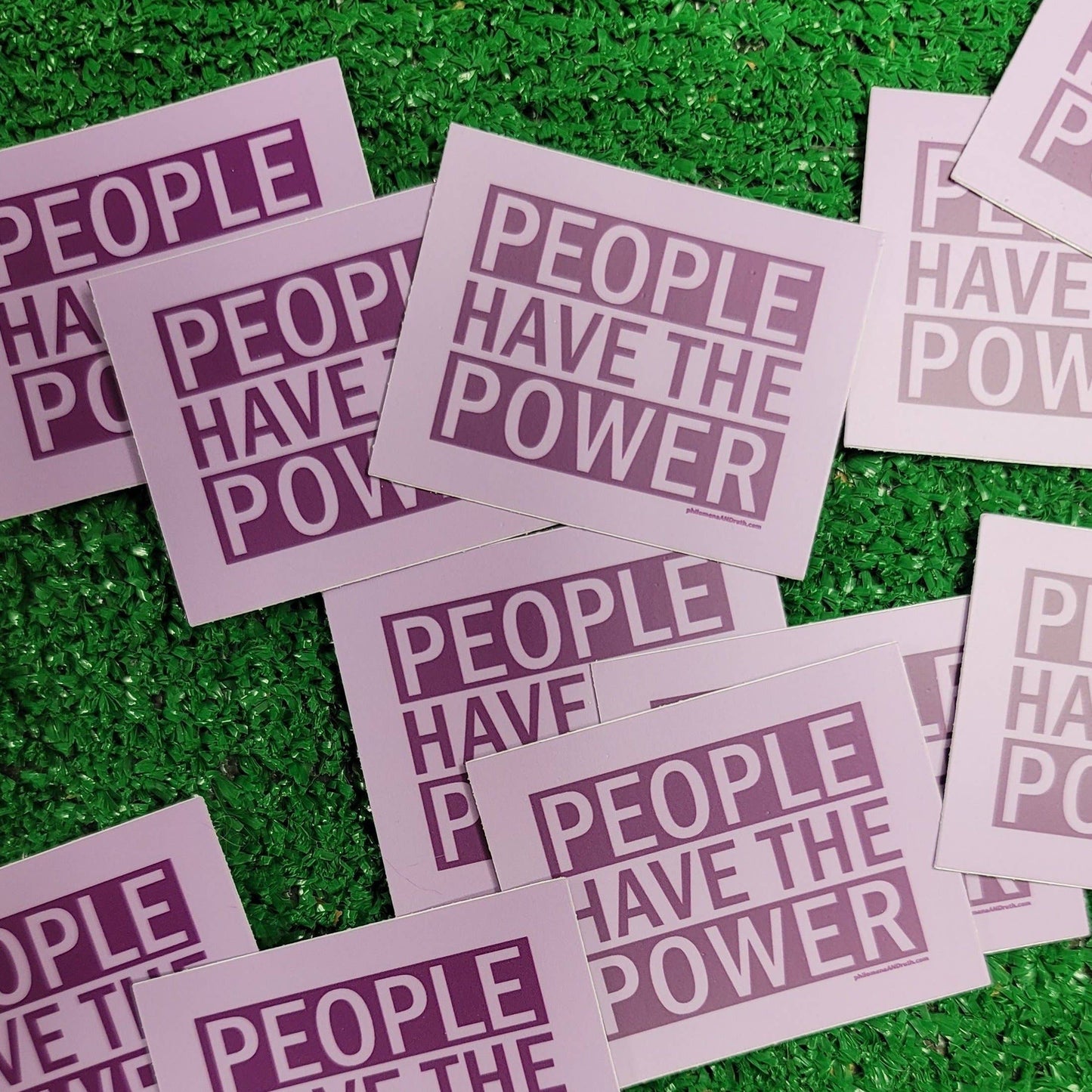 People Have The Power Sticker