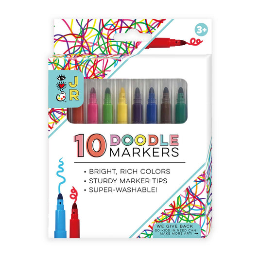 Washable Doodle Markers, Set of 10