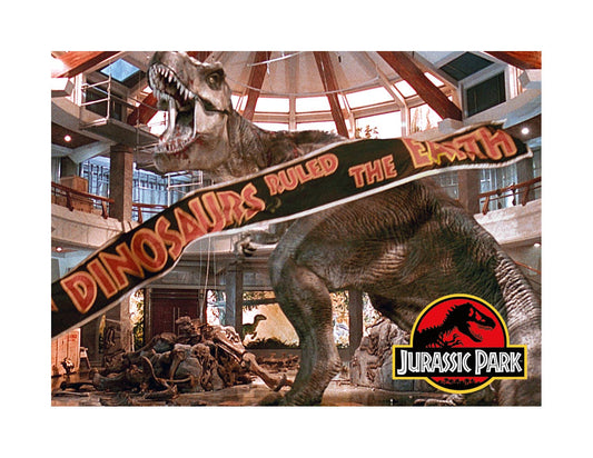 Jurassic Park T-Rex Banner Magnet