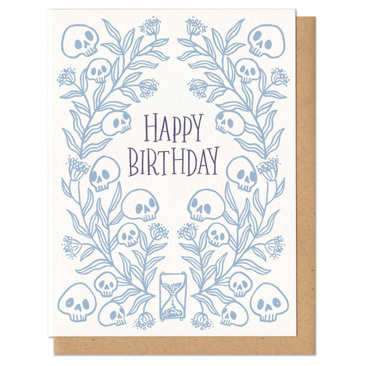 Birthday Skulls Greeting Card