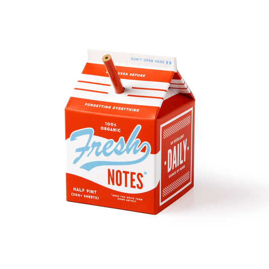 Fresh Ideas Milk Carton Note Set