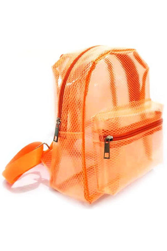 Translucent Mini Backpack, Assorted