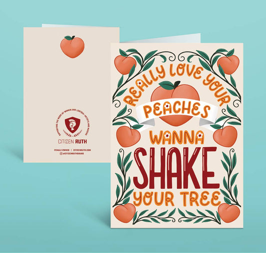 Really Love Your Peaches Greeting Card