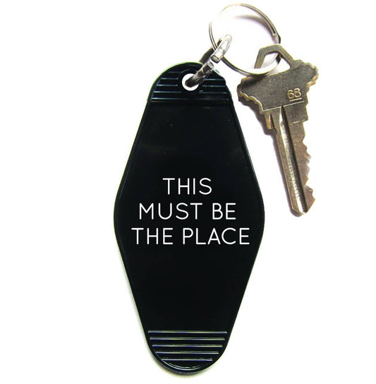 This Must Be The Place Motel Keychain