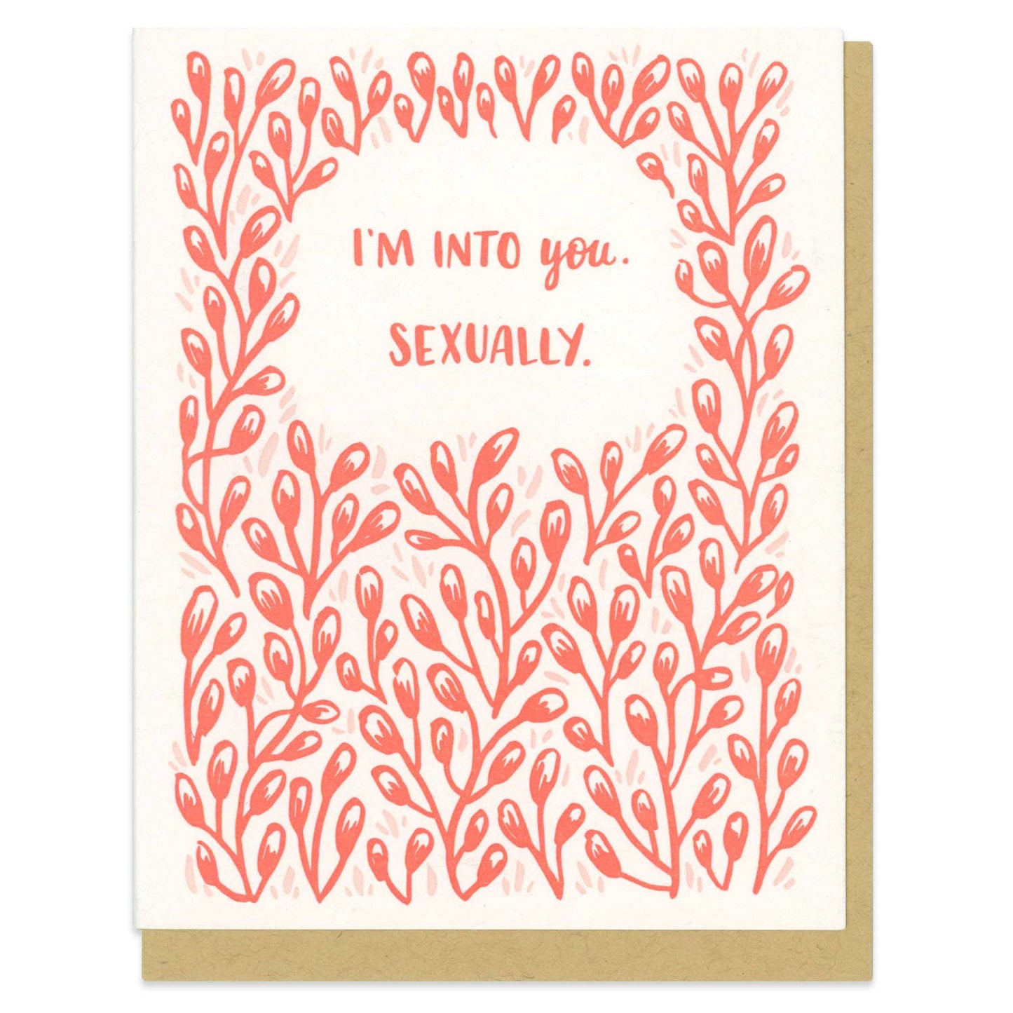Into You Sexually Greeting Card