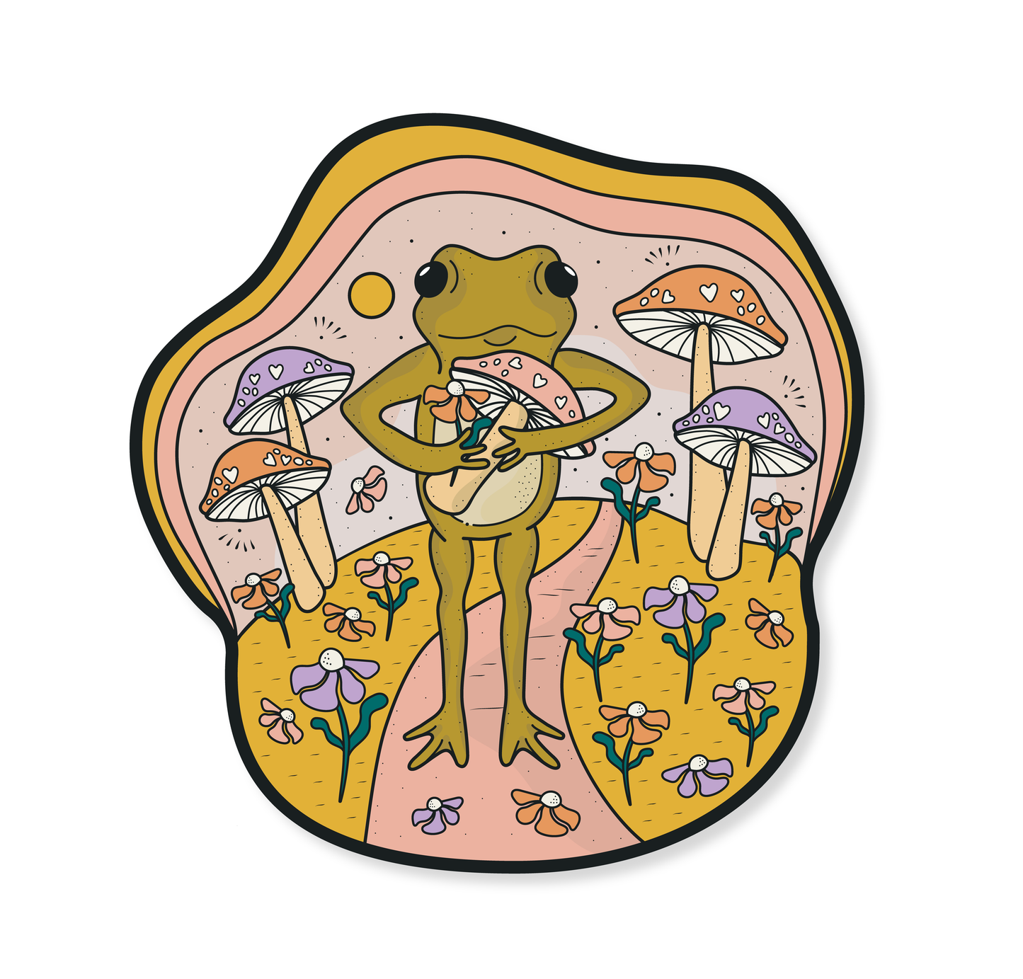 Friendly Froggy Sticker
