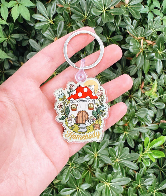 Mushroom Keychain