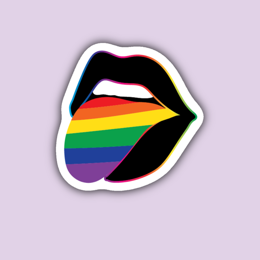 Rainbow Tongue Pride Magnet