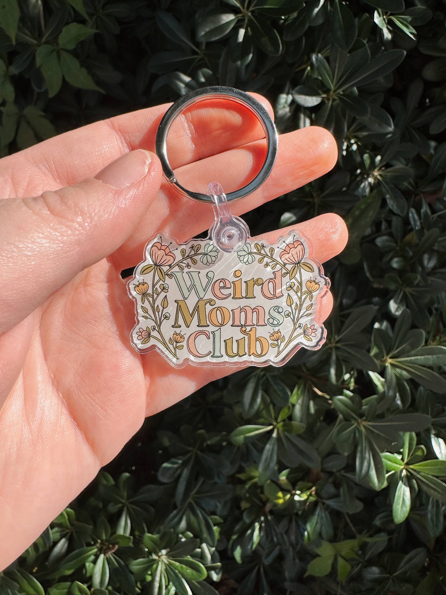 Weird Moms Club Keychain