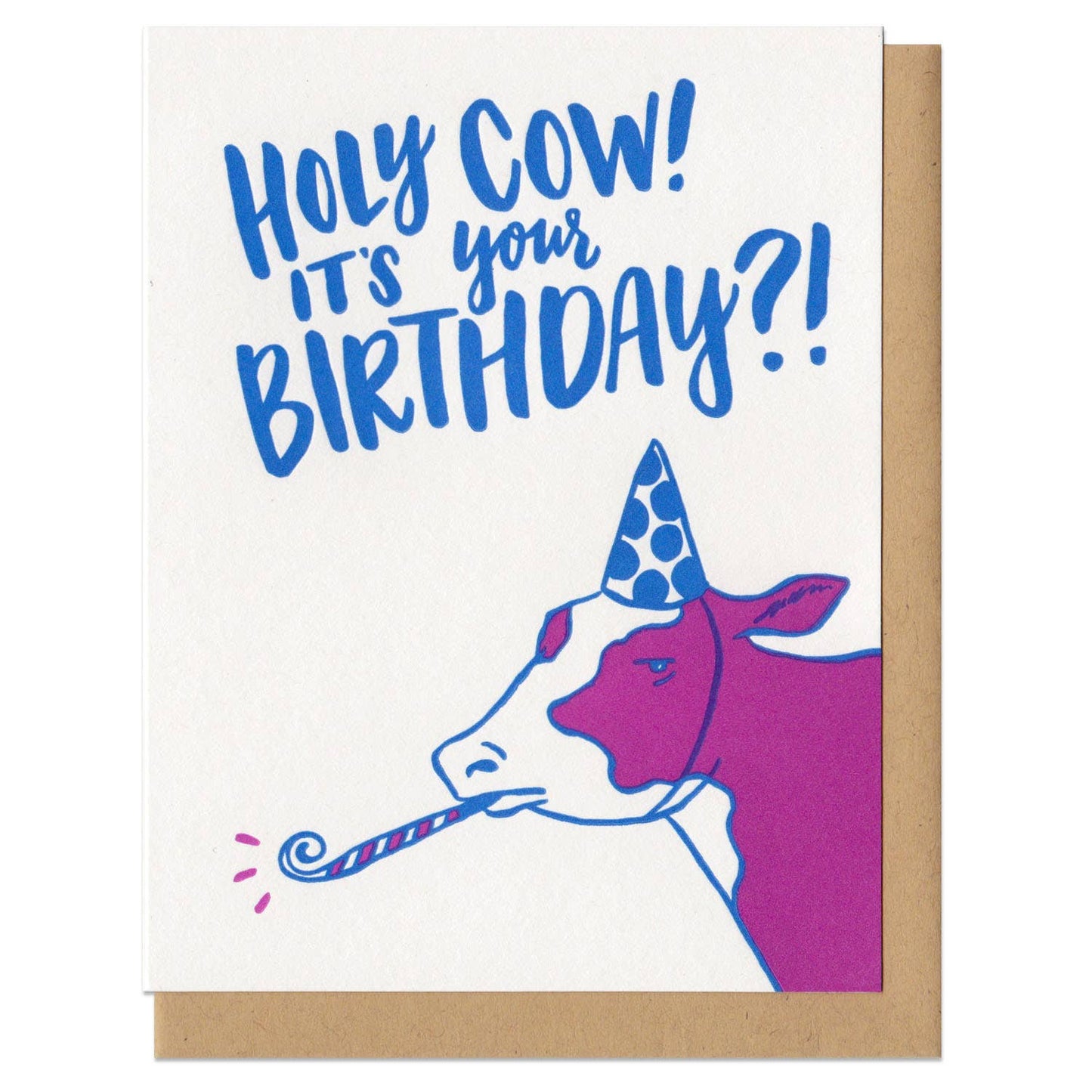 Holy Cow! It's Your Birthday Greeting Card