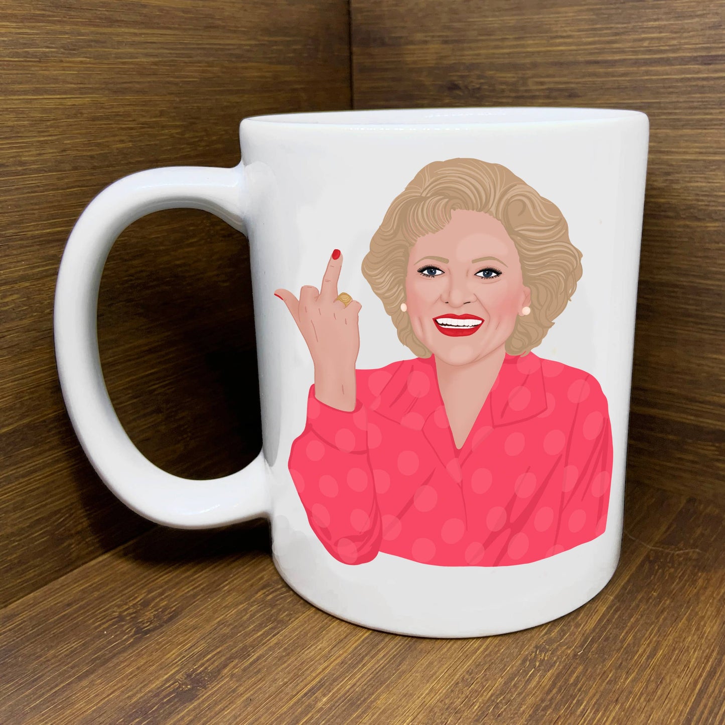 Betty White Bird Coffee Mug