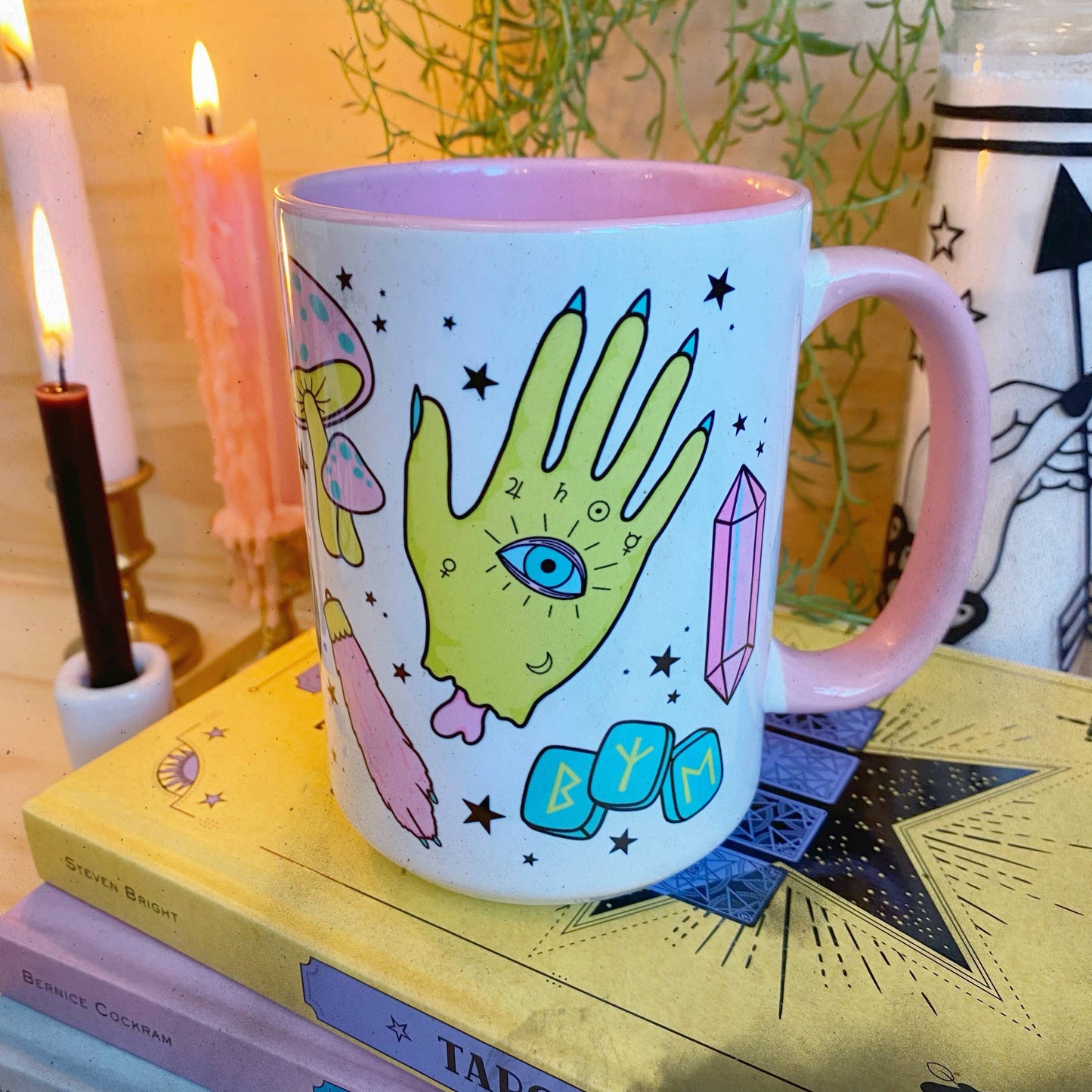 Pink Witchy Things Coffee Mug