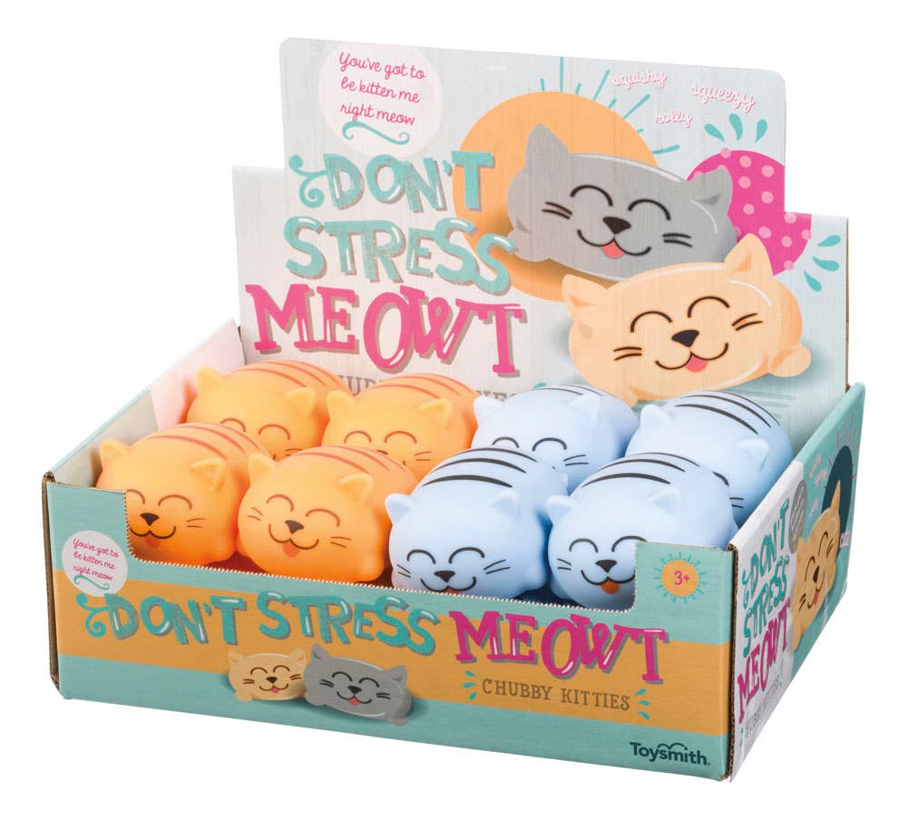 Chubby Kitties Assorted Squishy Toy