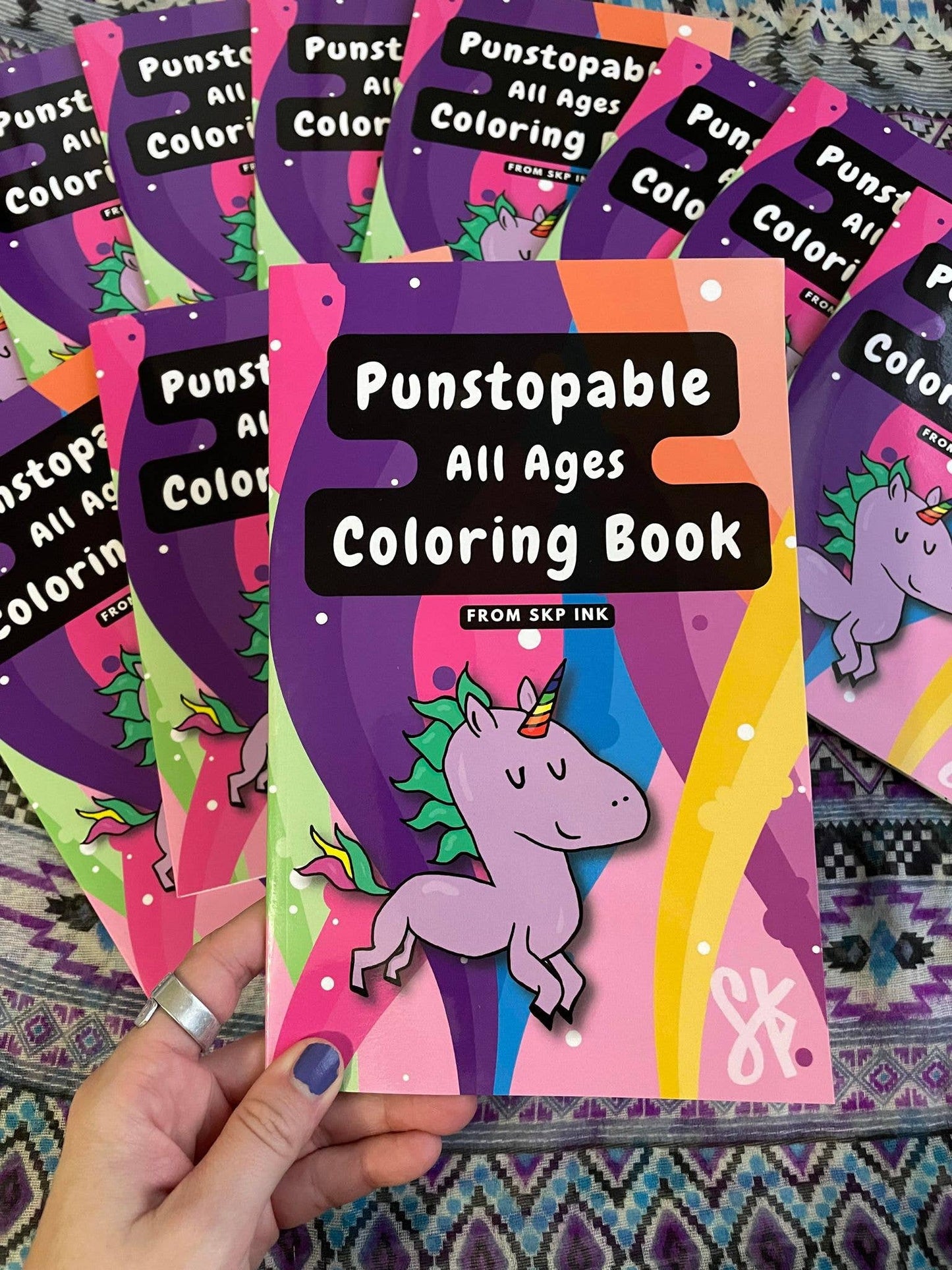 Punstopable All Ages Pun Coloring Book
