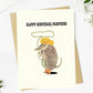 Happy Birthday, Partner Armadillo Birthday Greeting Card