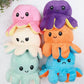 Reversible Octopus Plushie, Assorted Colors