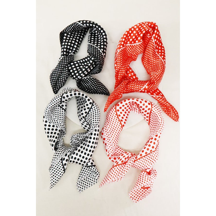Polka Dot Scarf, Assorted Colors